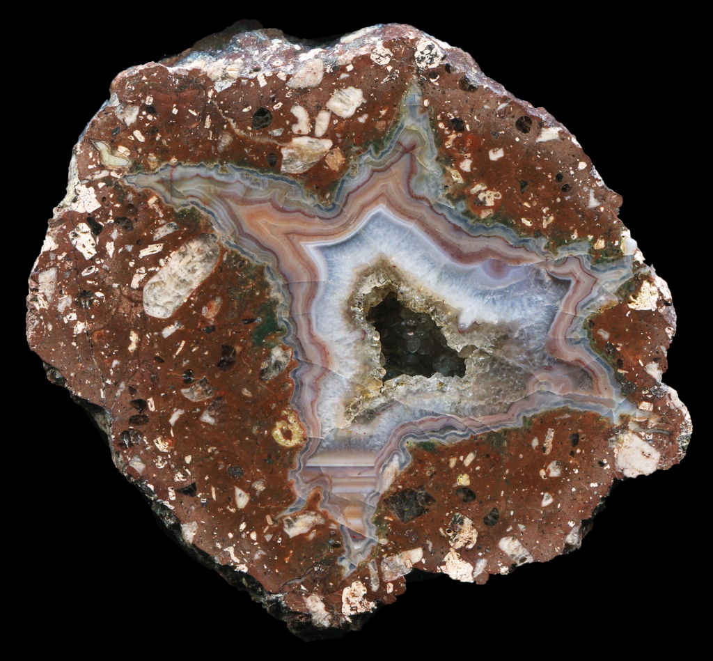 Mönchstal Thunderegg with Beautiful Delicate Agate
