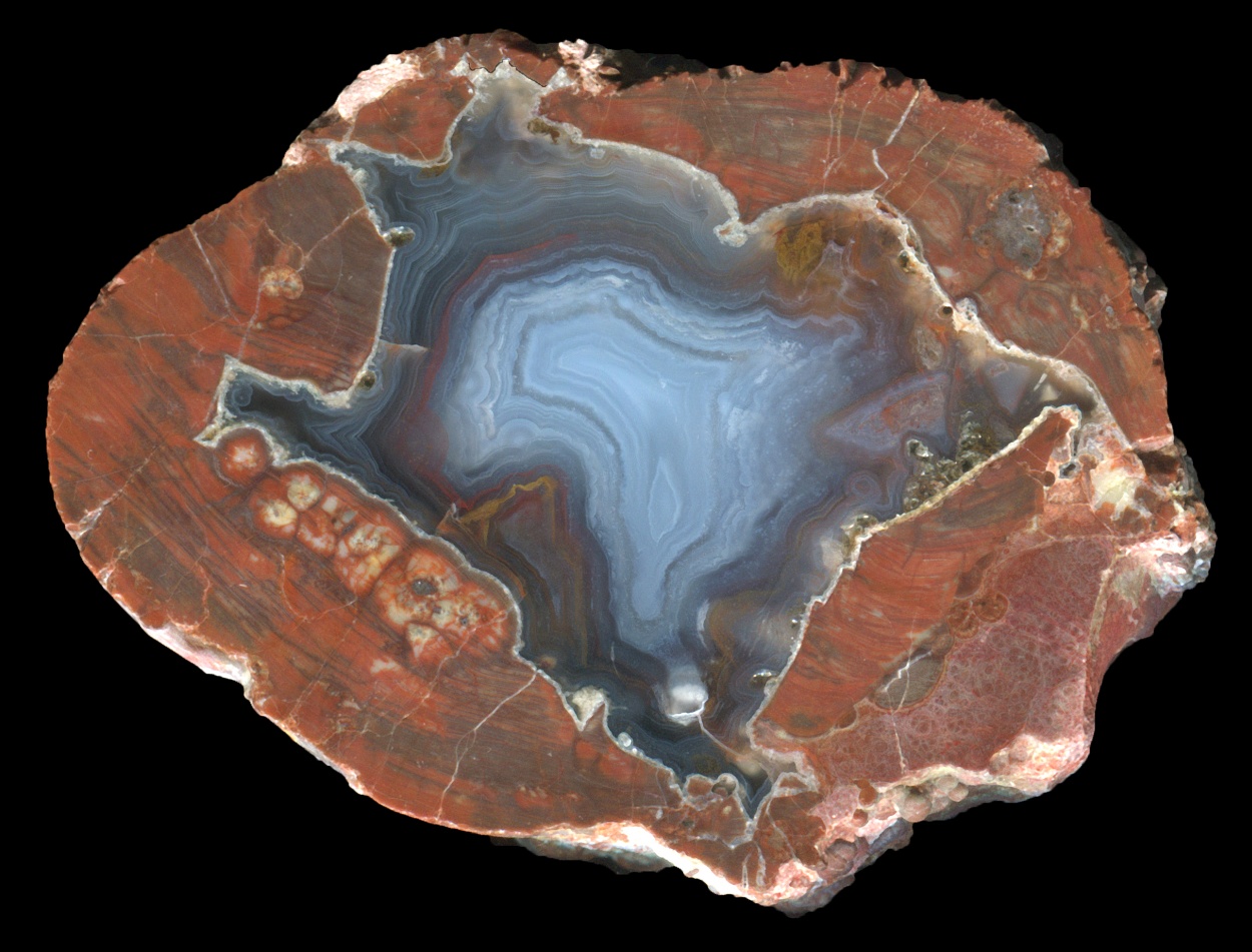 Mianeh Thunderegg with Beautiful Swirled Agate