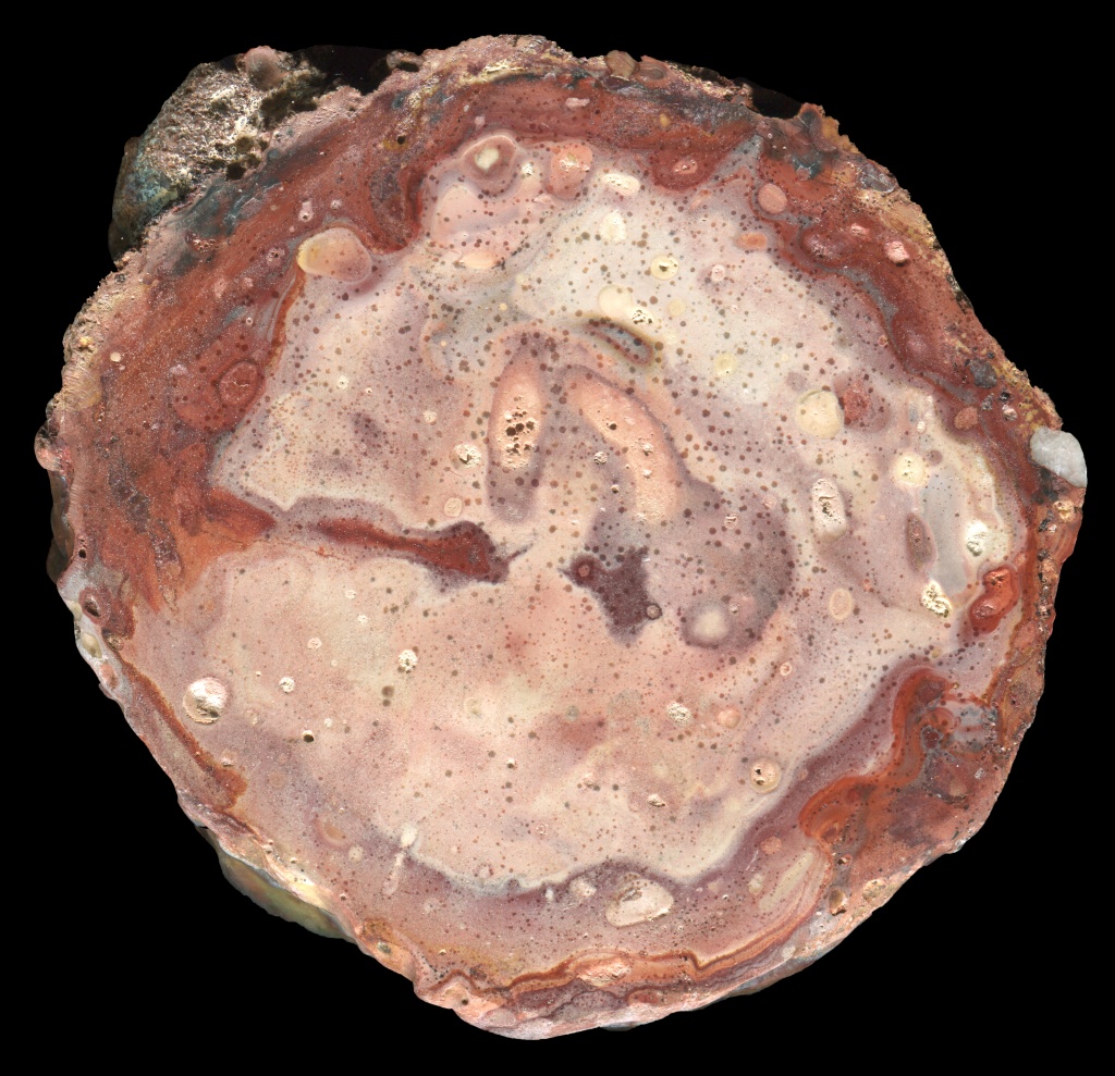 Colourful Unknown Nodule - Possible Rhyolite