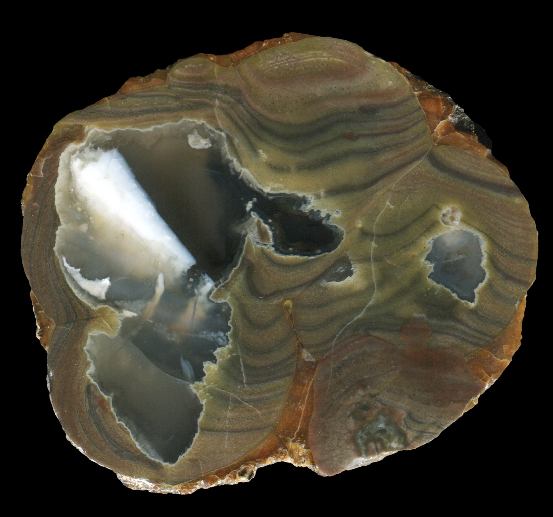 Atypical Hooker Creek Thunderegg with Flowbanding