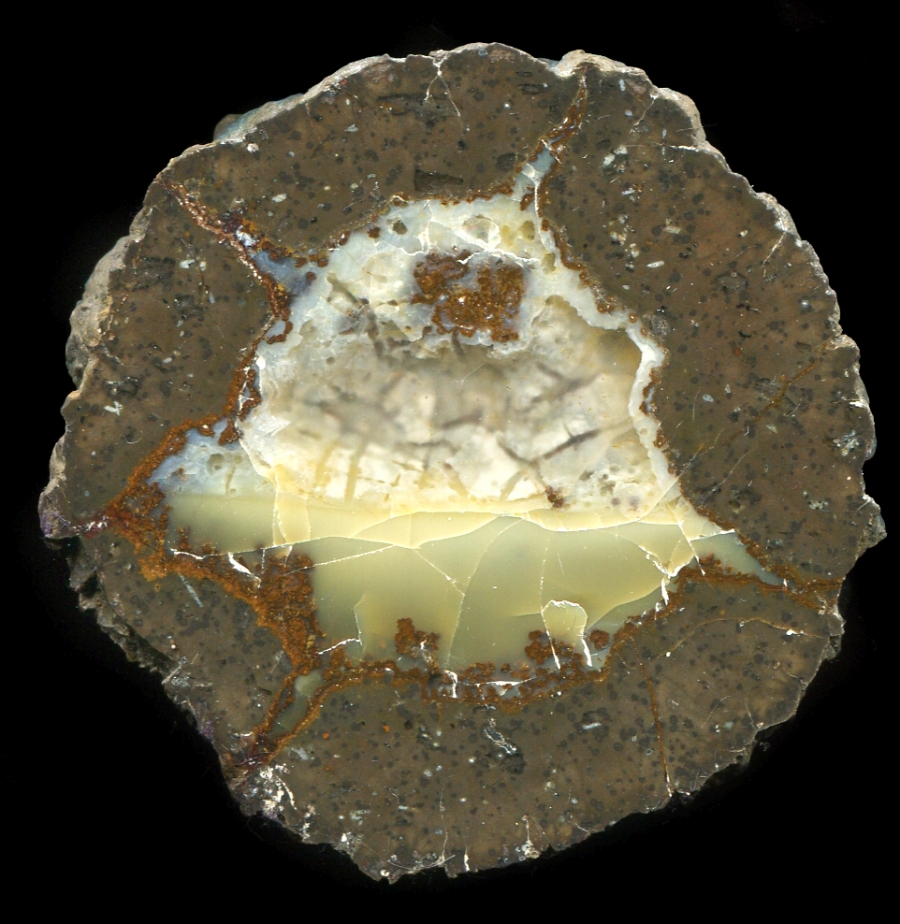 Bully Creek Thunderegg with Clear Agate and Opal