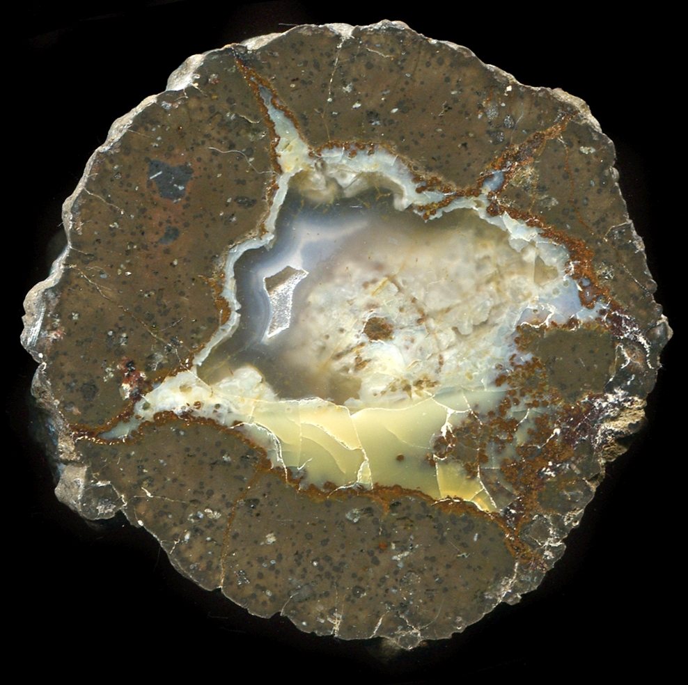 Bully Creek Thunderegg with Clear Agate and Opal