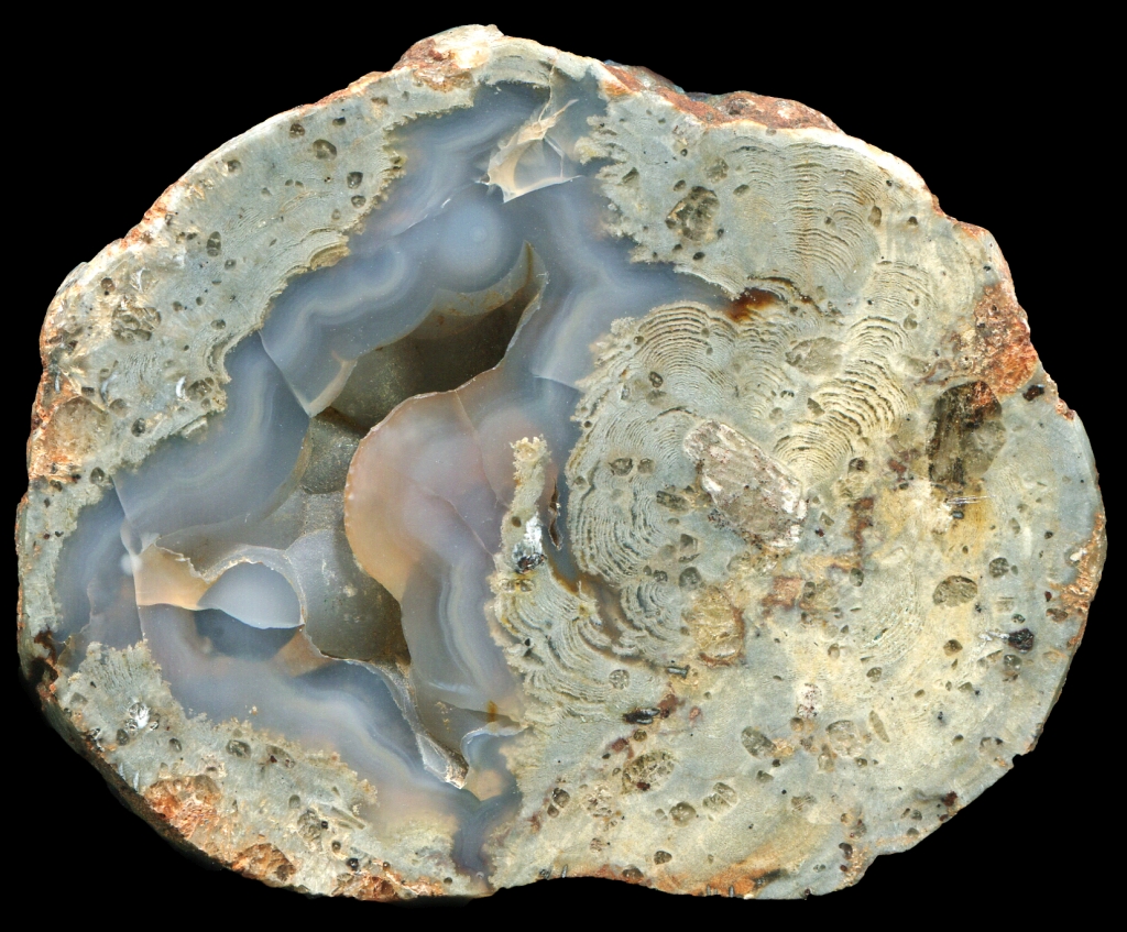 Atypical Succor Creek Thunderegg with Onion Rings