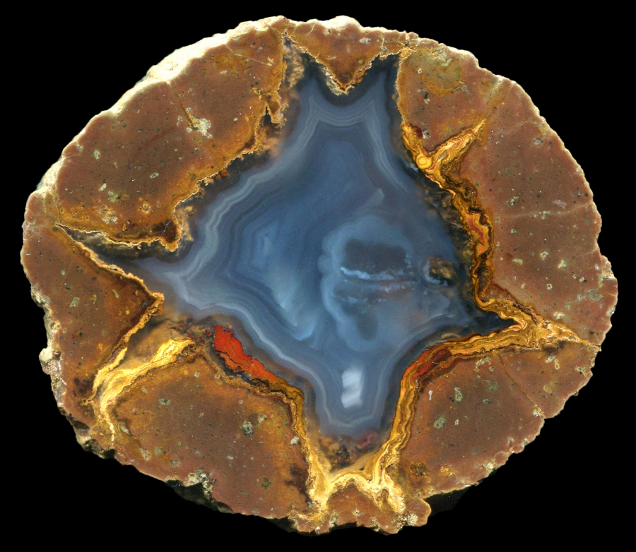 Bed 79 Thunderegg with Swirling Agate