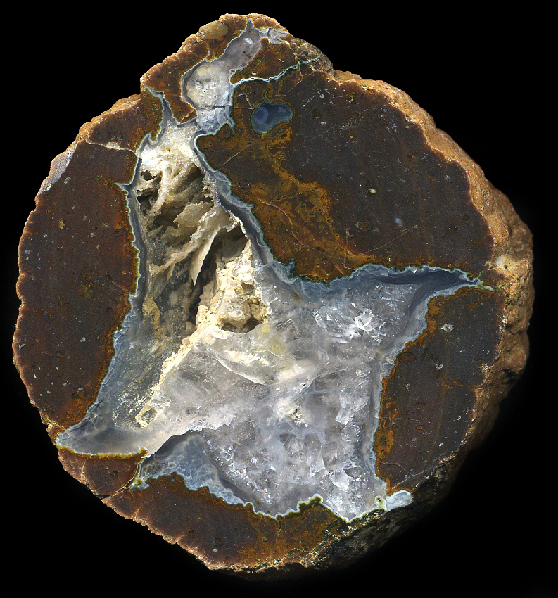 Blue Ridge Thunderegg with Honeycomb Formation