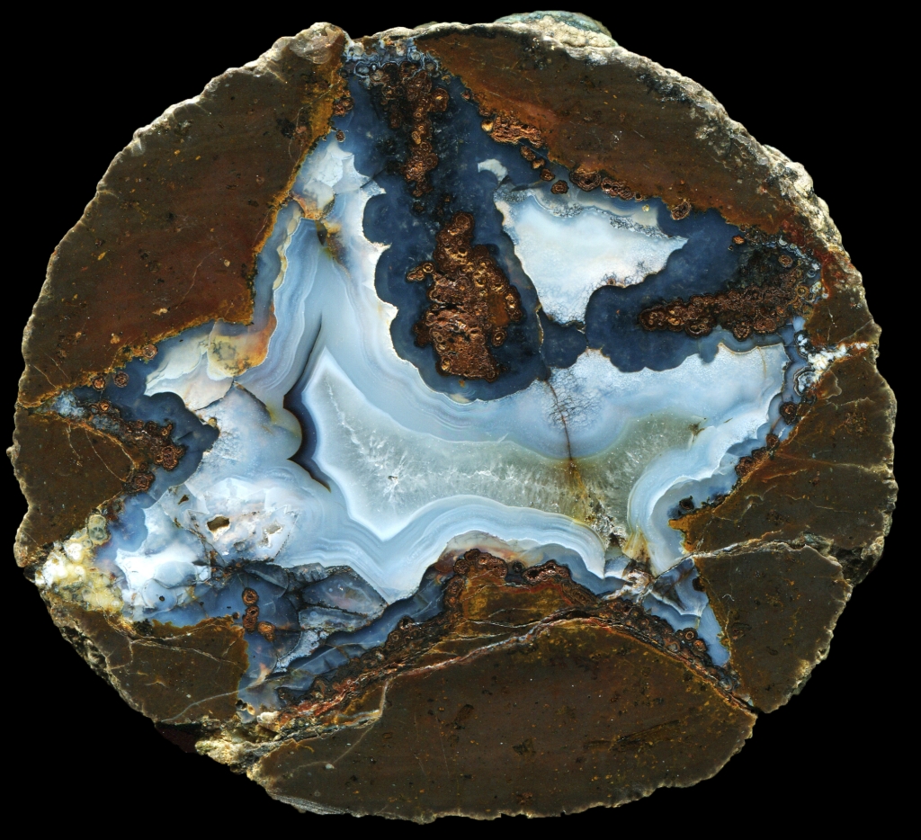 Blue Ridge Thunderegg with Complex Banded Core