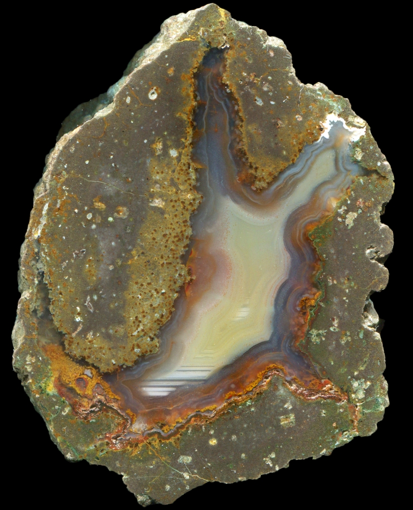 Boxcar #1 Thunderegg with Yellow Agate