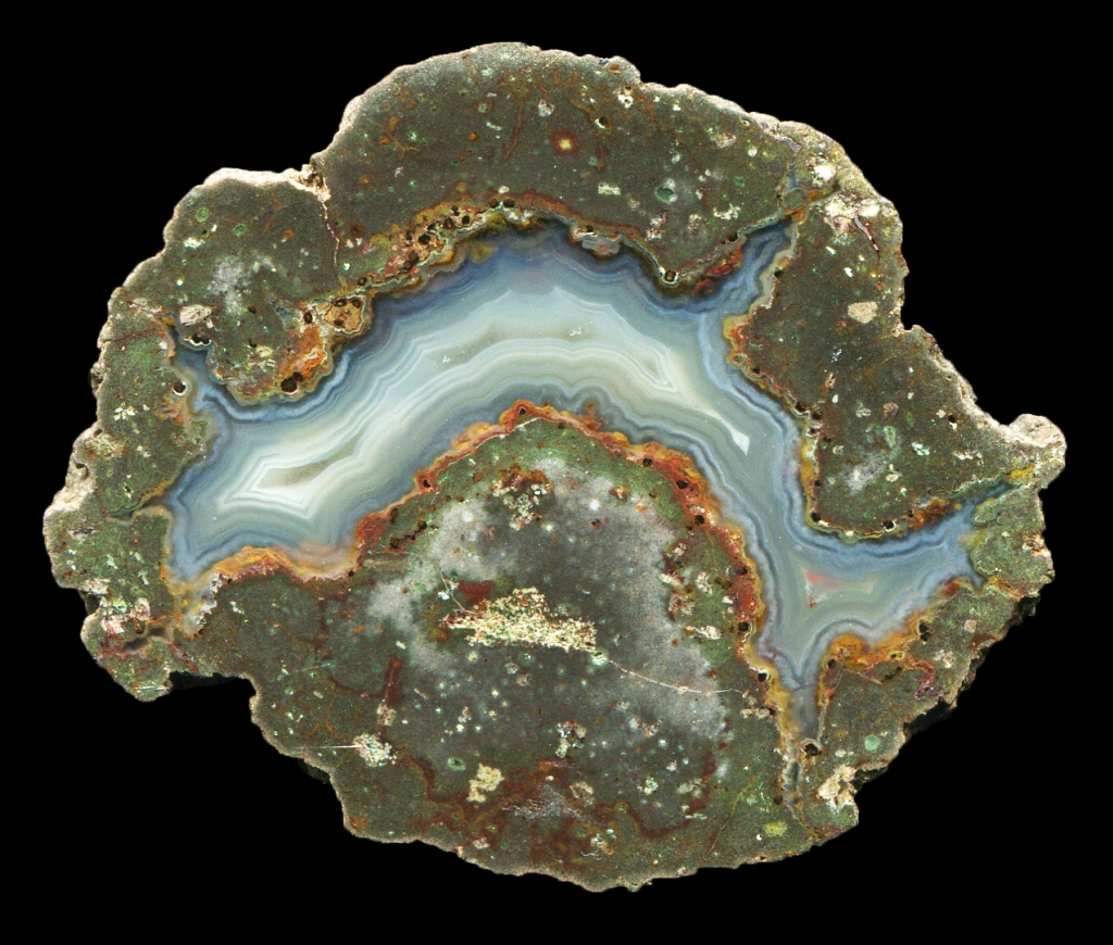 Small Boxcar #1 Thunderegg with Banded Agate