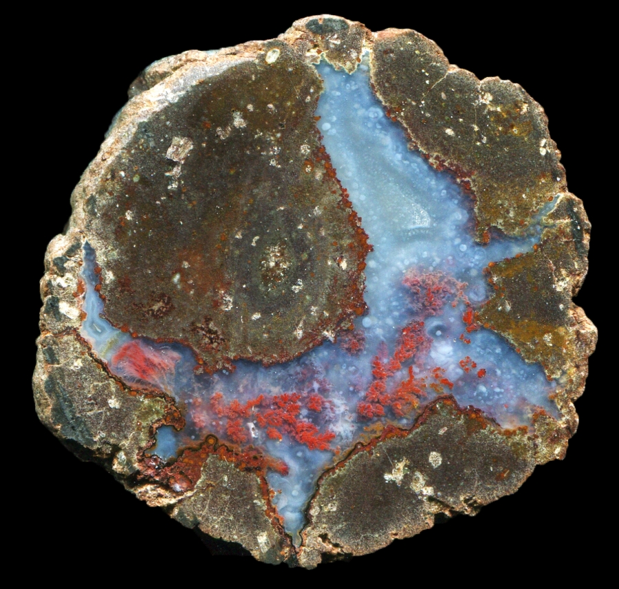 Boxcar #1 Thunderegg with Red Moss