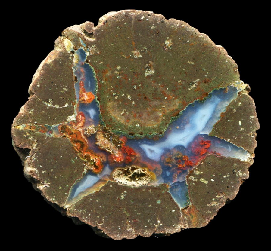 Beautiful Boxcar #1 Thunderegg with Complex Mineralisation in Agate