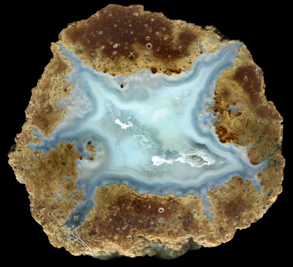 Beautiful Quinn River Thunderegg with Pale Agate