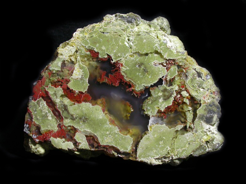 Lemon Tree Thunderegg with Mercury Cinnabar